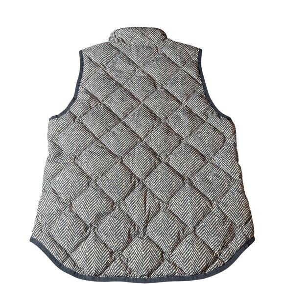 J. Crew Excursion Quilted 60% Down Puffer Vest In Herringbone Size Small - Picture 6 of 6